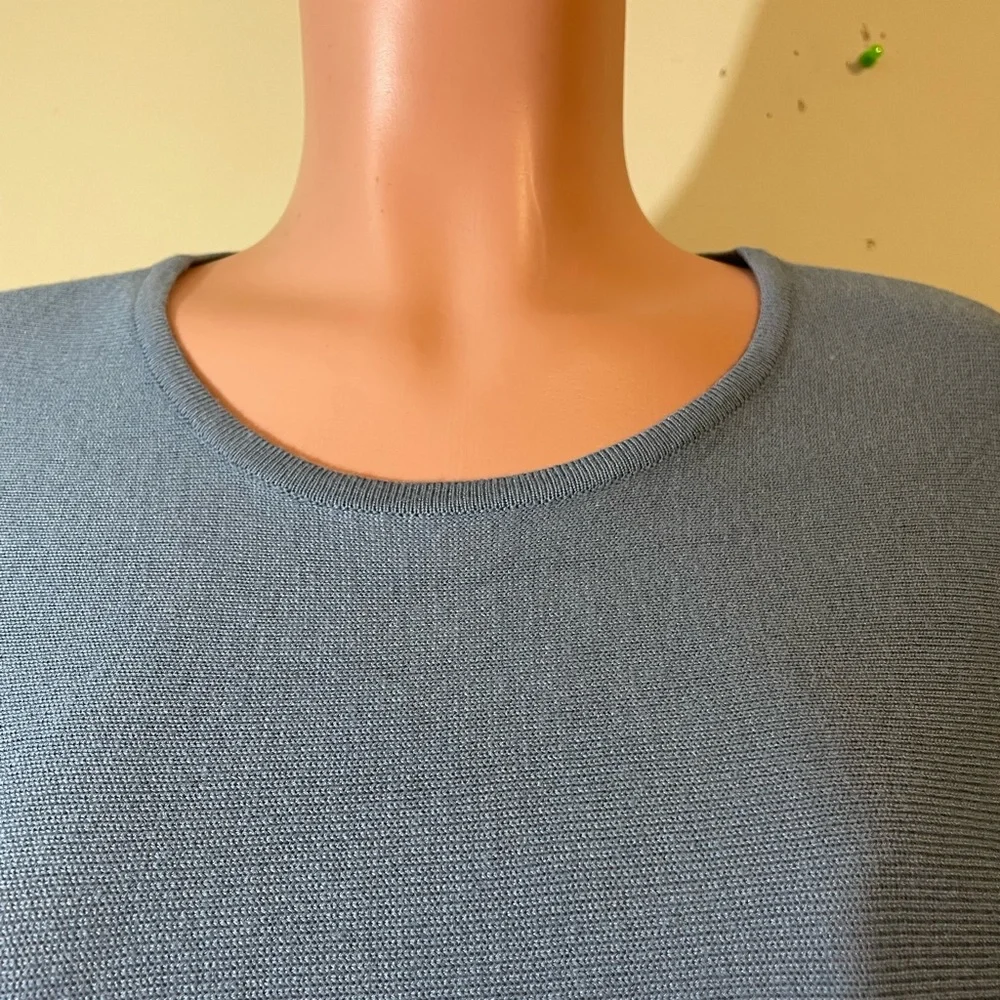 J. Jill Women's Small Long Sweater Tunic Top Dress Lightweight Double Side Slits